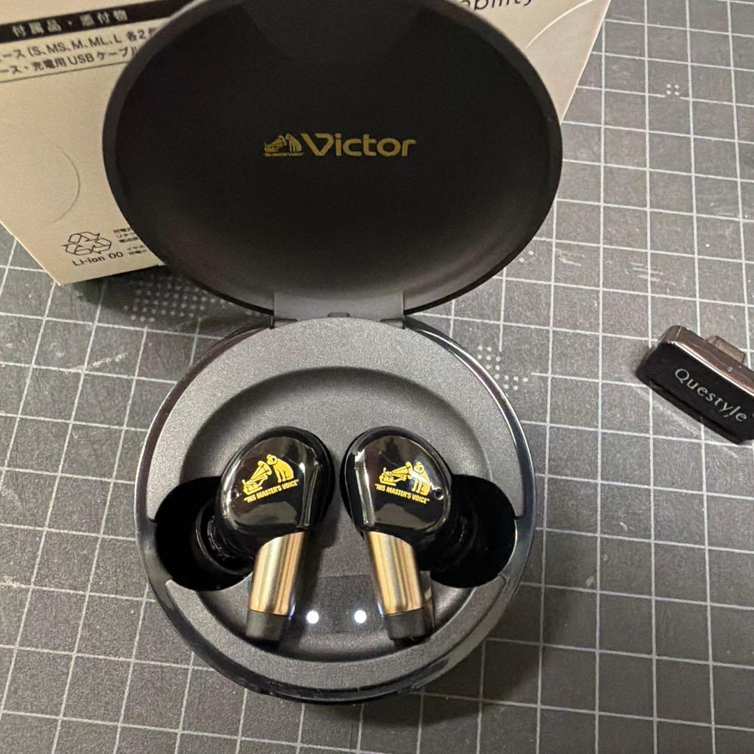 イヤホン Victor WOOD master & Questyle Dongle pro