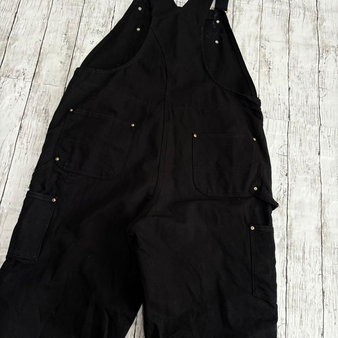 Carhartt カーハート ダック地 ダブルニー オーバーオール ブラック