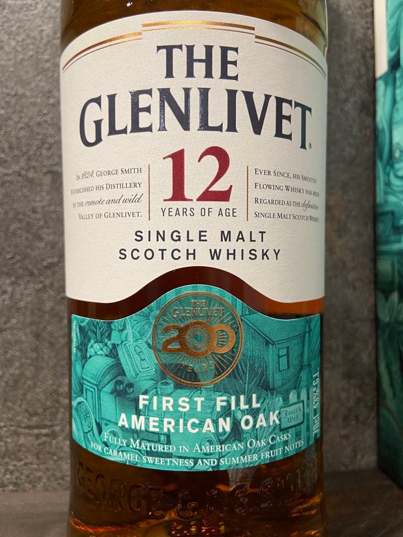[限定品]ザ・グレンリベット 12年 200周年記念ボトル