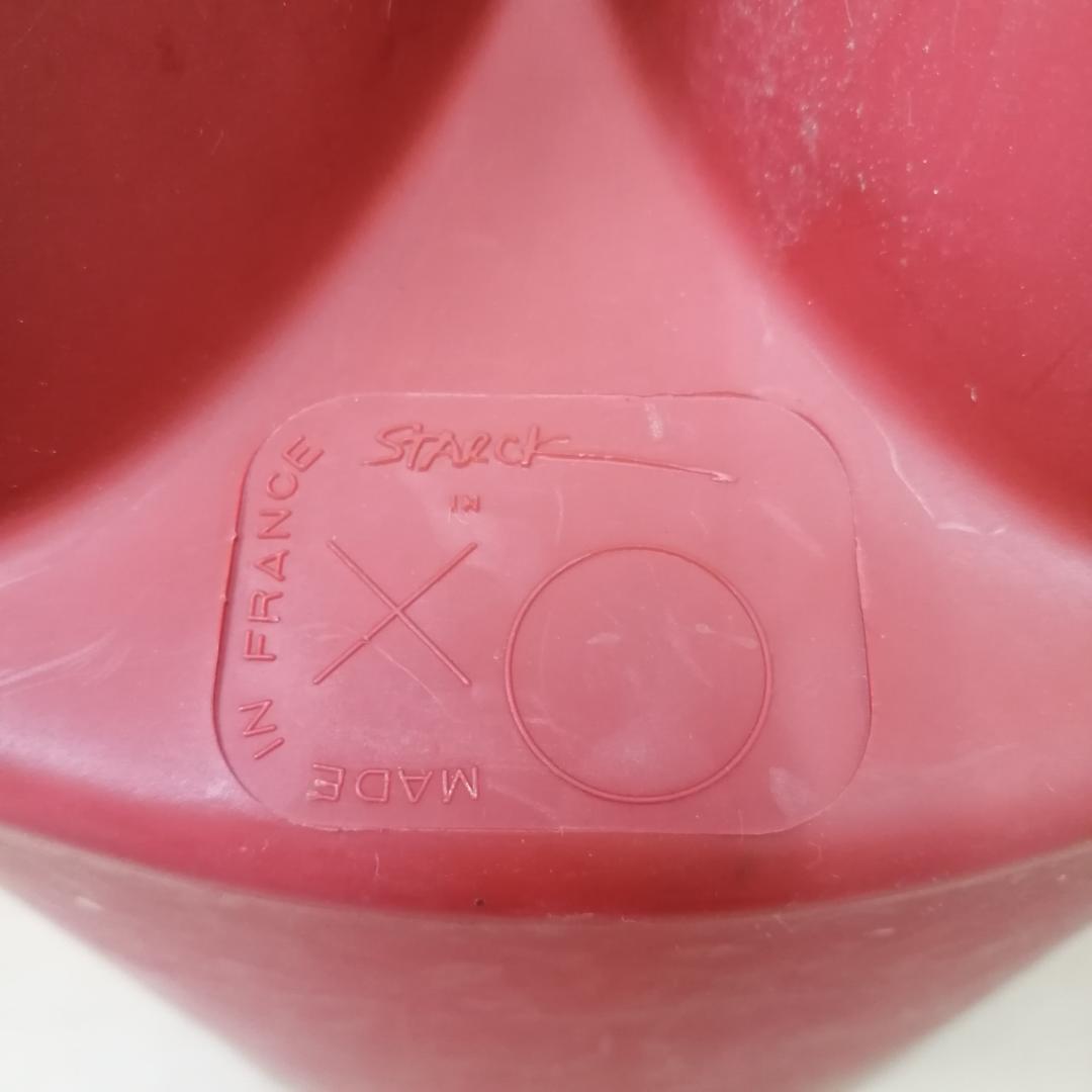 フィリップ・スタルク　BUBUスツール　フランス　ミッドセンチュリー　オレンジ系