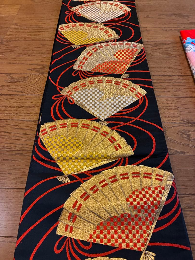 七五三　祝い着　正絹　７歳女の子着物　いろいろセット