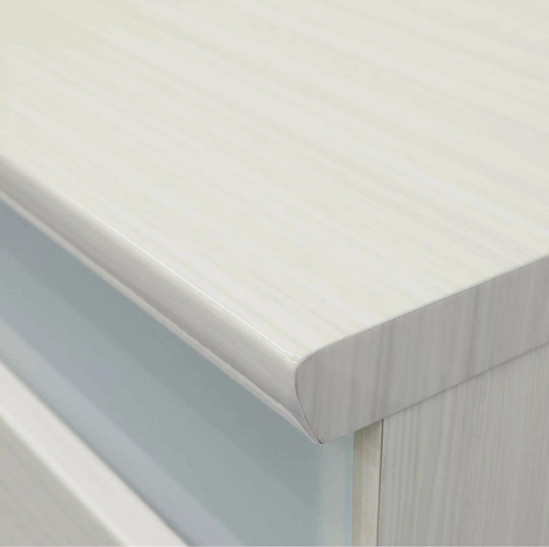 木下家具 テレビ台 テレビボード 90cm DEMIO ホワイト 白木目柄