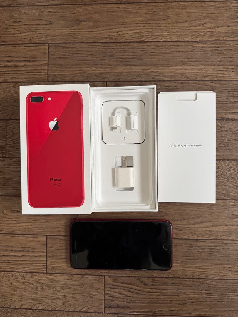【動作確認済】Apple iPhone 8 Plus 64GB レッド