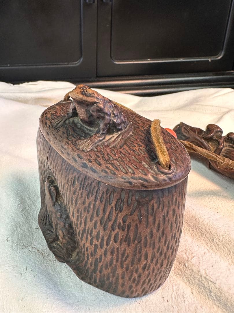 煙草ケース，煙管入り，煙管. 煙具，珊瑚，古董品，木雕，キセル入れ，民芸