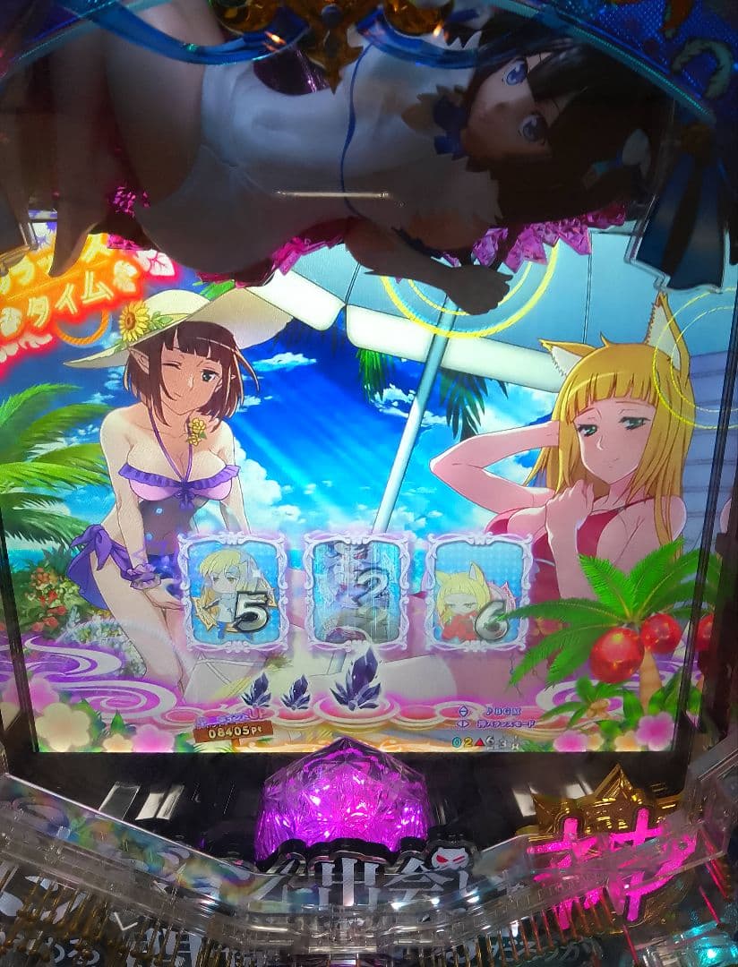 PF 機動戦士ガンダムユニコーン(319)＋ダンまちセル パチンコ実機 裏玉循環