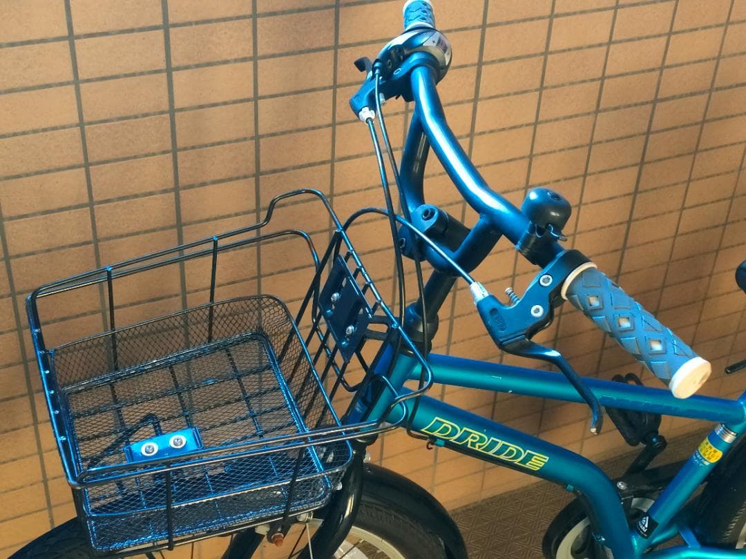 【引取限定/東京都江東区】アサヒ ドライド 外装6段 青 24インチ