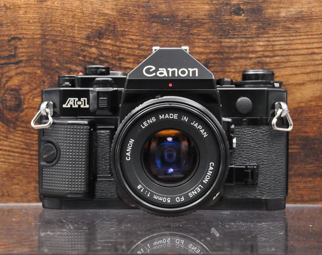 フイルムカメラCanon A-1 FD 50mm f/1.8 動作品