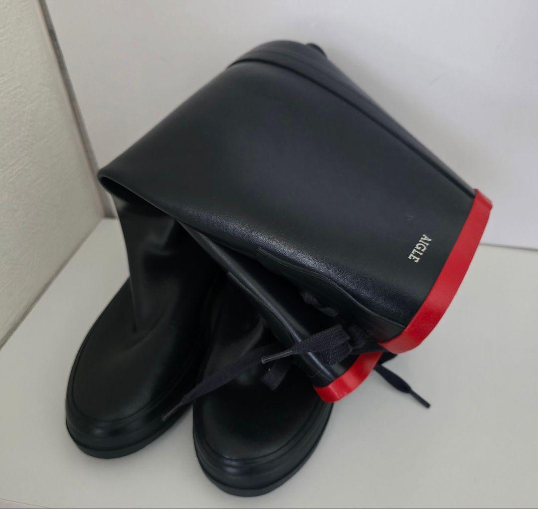 AIGLE エーグル ミスマリオン レインブーツ 折りたたみ可　36