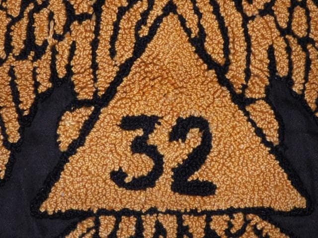 40’S★フリーメイソン★32階位★壁掛け★ピロケース★ビンテージ★ワッペン