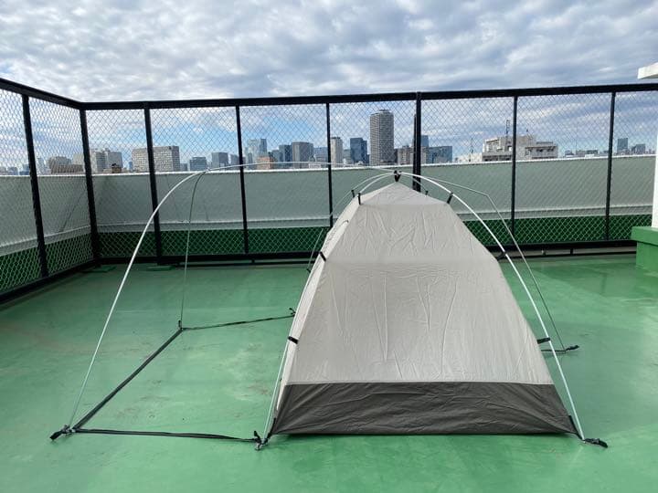 ogawa テント ステイシー ST-2 カーキ 純正グランドマット付き