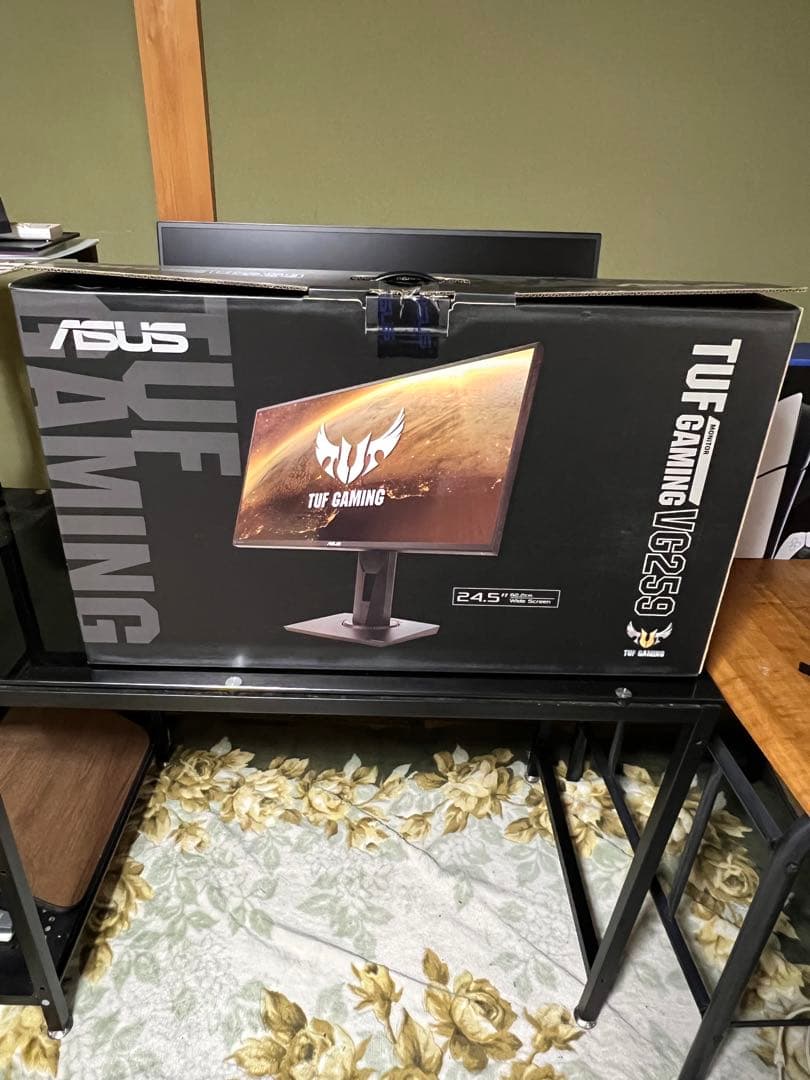 ASUS TUF VG259QR 165Hz ゲーミングモニター 美品