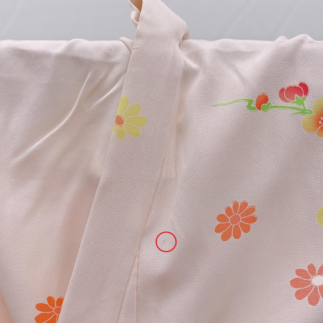 ★4035★ 子供着物 七五三 女の子 四つ身 単品 単衣仕立て