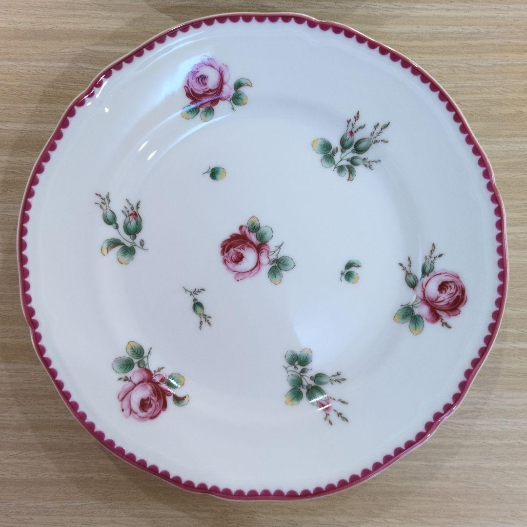 リチャードジノリ アンティックローズ17cmプレート2枚