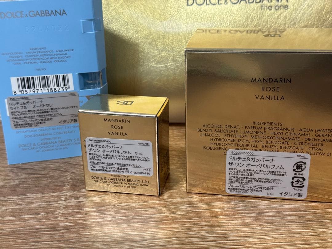新品未使用　DOLCE & GABBANA the one 香水セット　ドルガバ