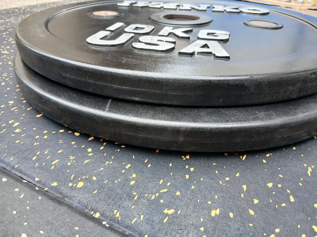 IVANKO(イヴァンコ)バー バンパープレート 10kg x 2枚　穴50mm