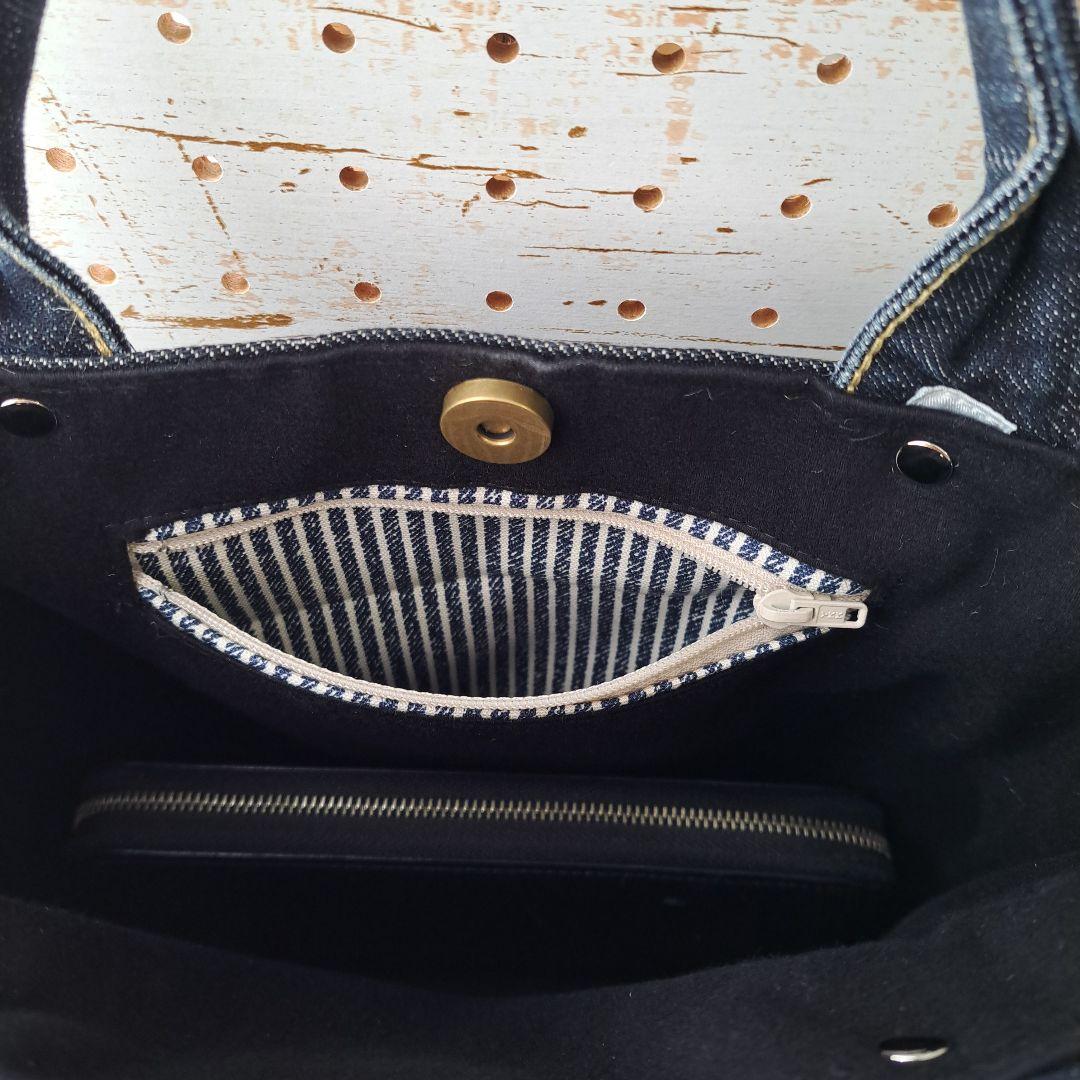 C*t様 コヤンイサムチョン　リトルサンダー　デニムリメイクトートバッグ