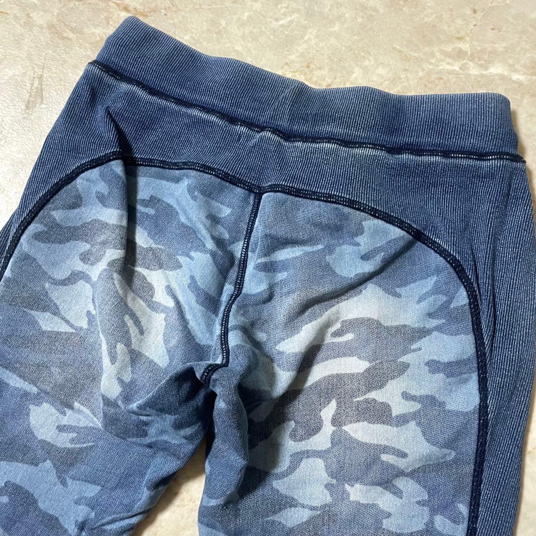 PIU1UGUALE3 迷彩 スウェット デニム調 パーカー パンツ 上下セット