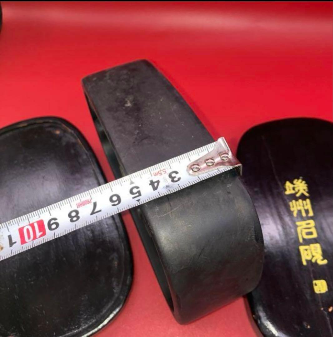 端州名硯　石眼入り　龍彫 木製ケース入り