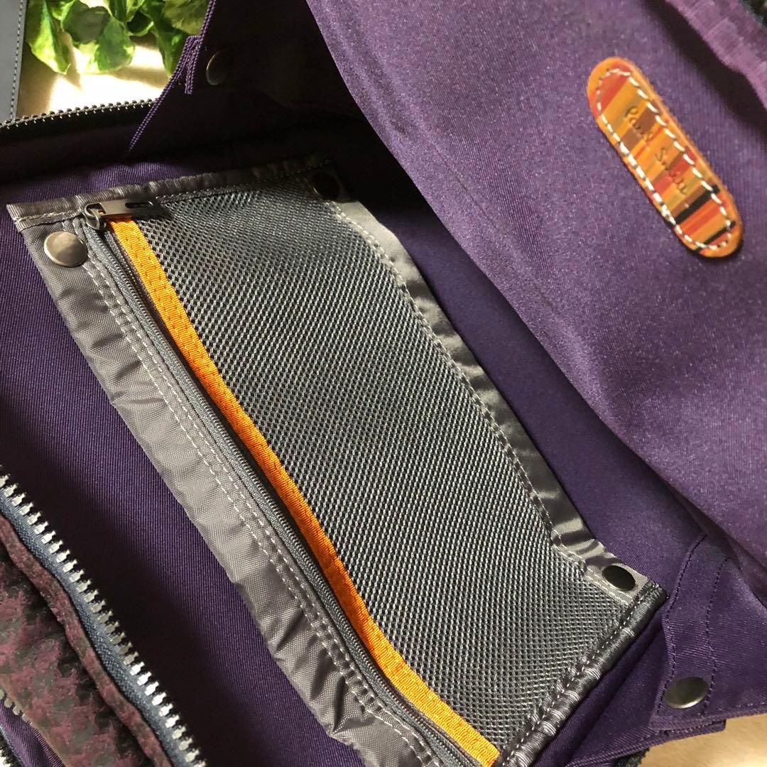 未使用　ポールスミス　ブリーフケース　ビジネスバッグ　千鳥格子　大容量　3way