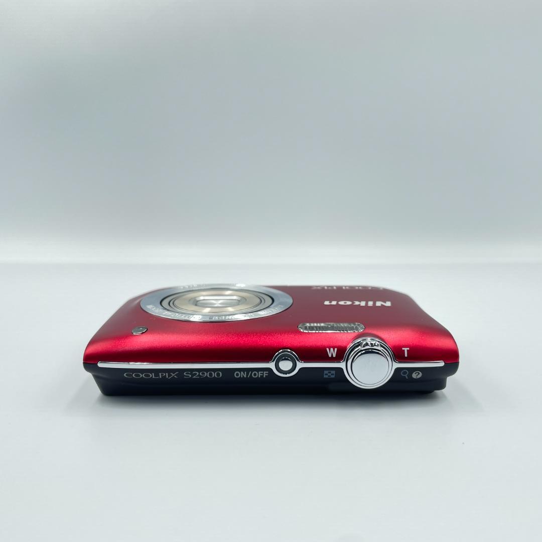 【動作品・転送特典無料あり】Nikon coolpix S2900 RED