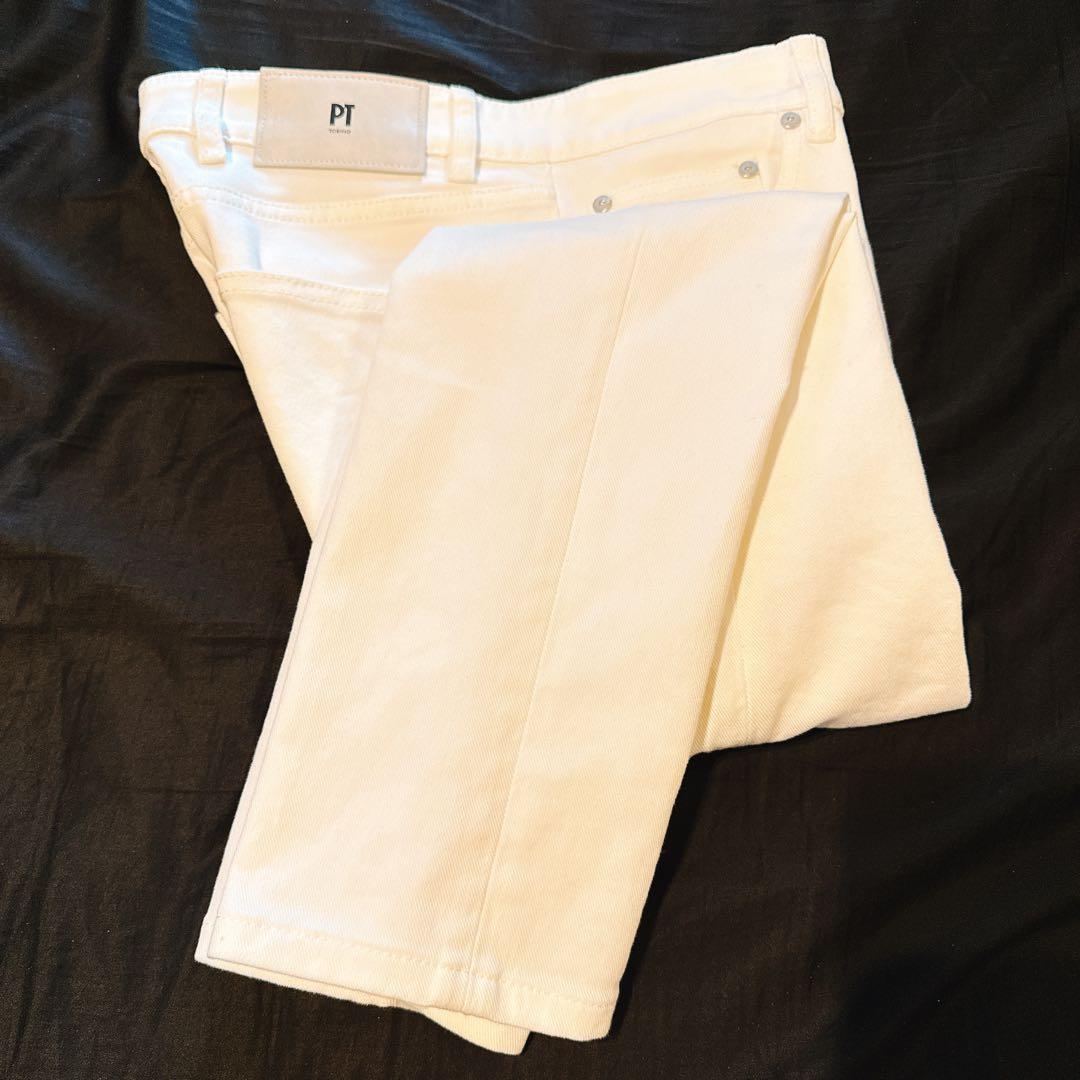 PT TORINO DENIM ホワイト 28