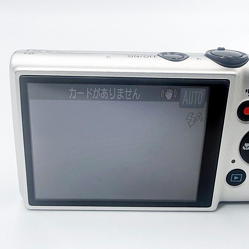 キヤノン CANON IXY 90F シルバー コンデジ カメラ 中古