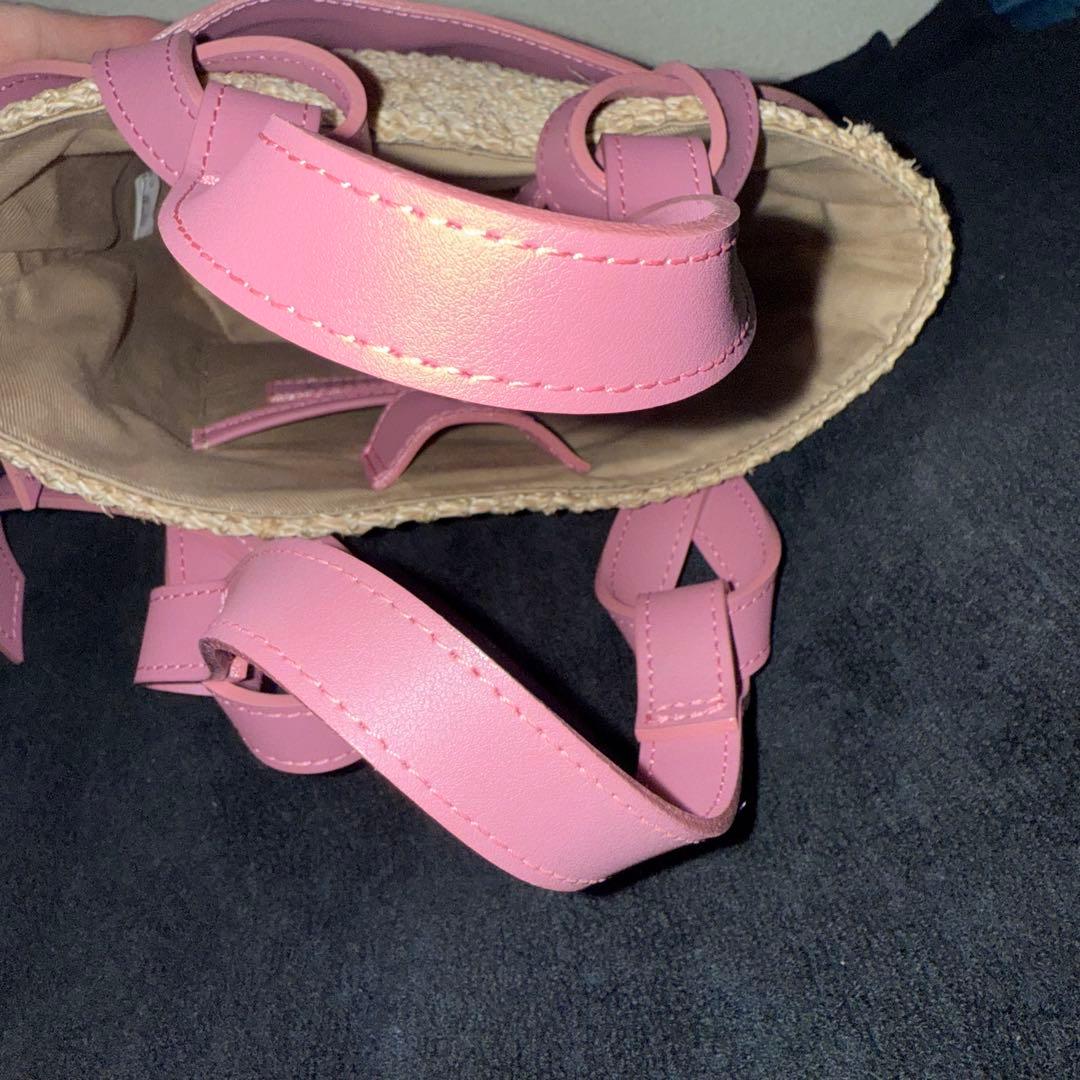 M*i様 VIOLAd'ORO ヴィオラドーロ かごバッグ ピンク