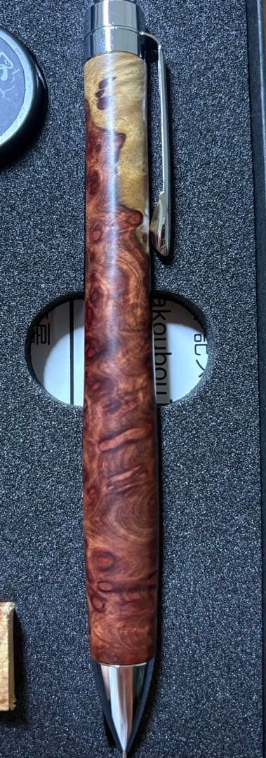 こぶた工房　旧型固定式口金0.5MP 極上+花梨紅白 グロテスク