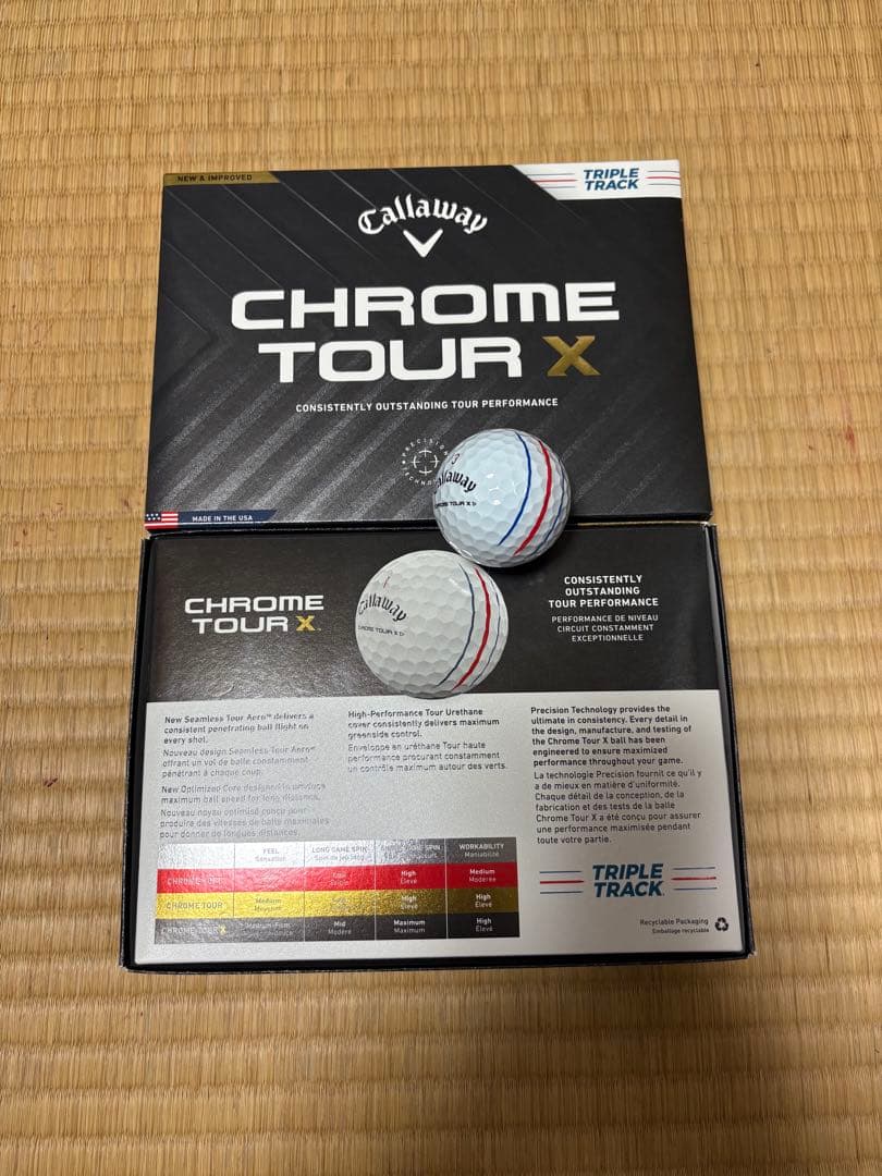 Callaway Chrome Tour X ゴルフボール 24個入りセット