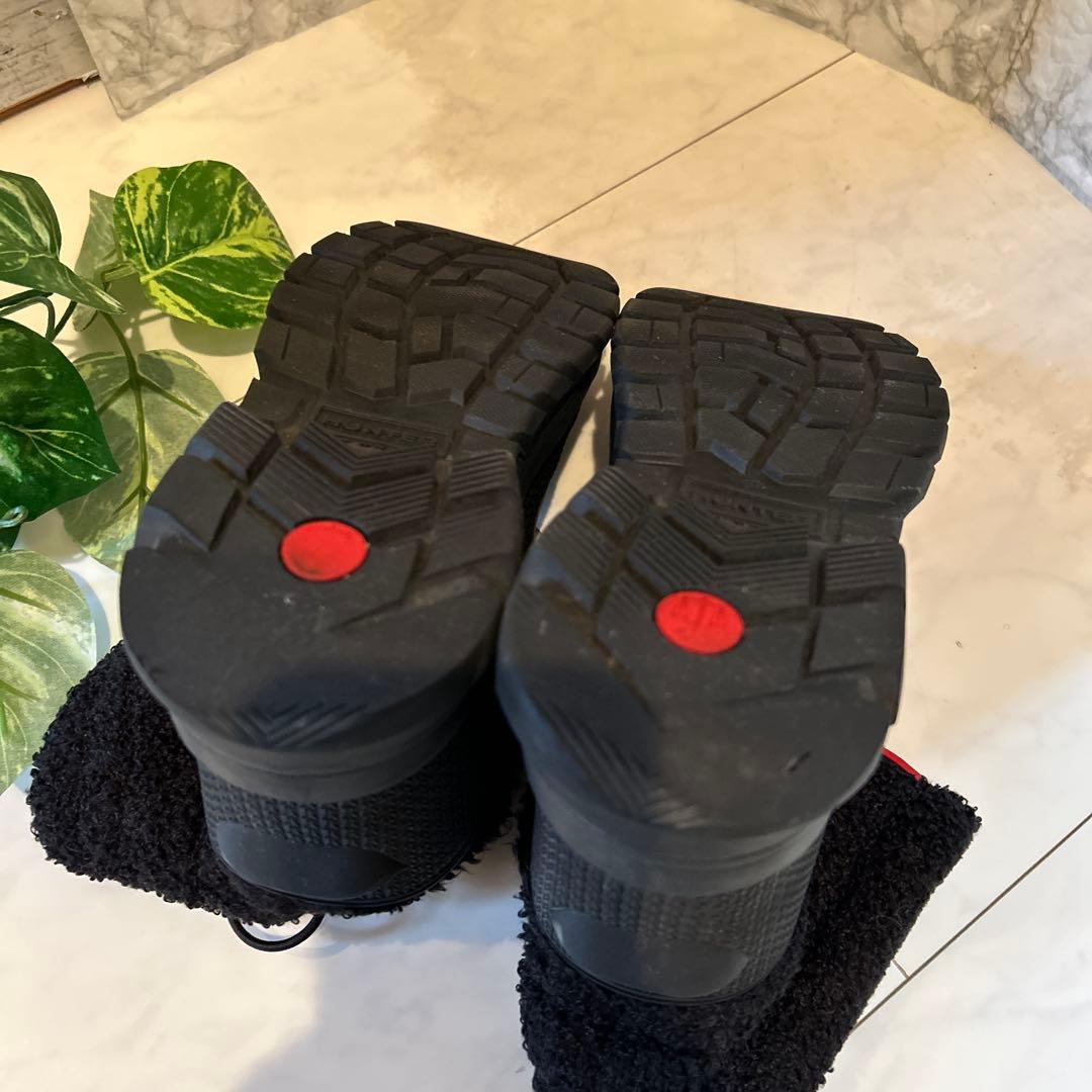 HUNTERハンター レディース シェルパ スノーブーツ ショート23.0