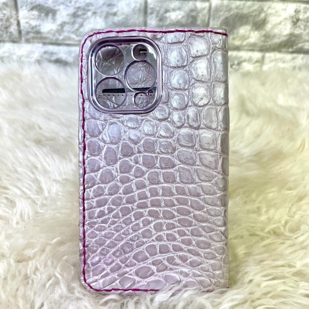 美品　ゼルパリ　スマホケース　クロコダイル　iPhone14pro