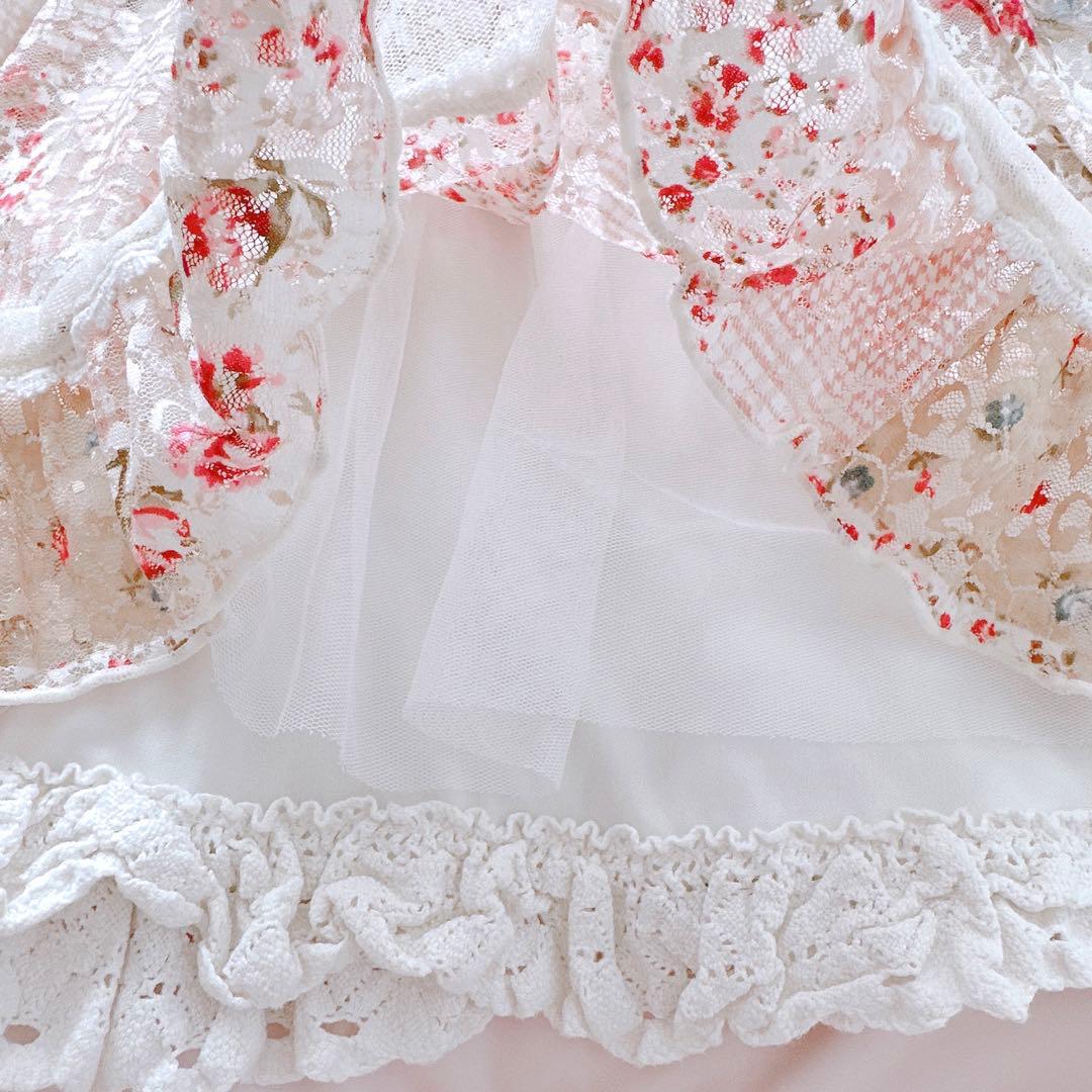 LIZLISA✨姫カジ 姫ギャル 平成 当時物 y2k レース 花柄 ワンピース