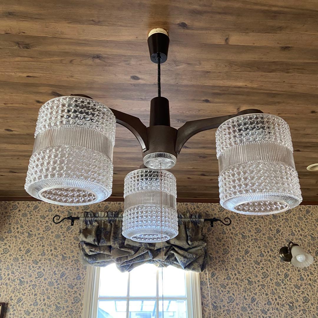 ビンテージ照明　シーリングライト　昭和レトロ　天井照明　単品使用が可能です