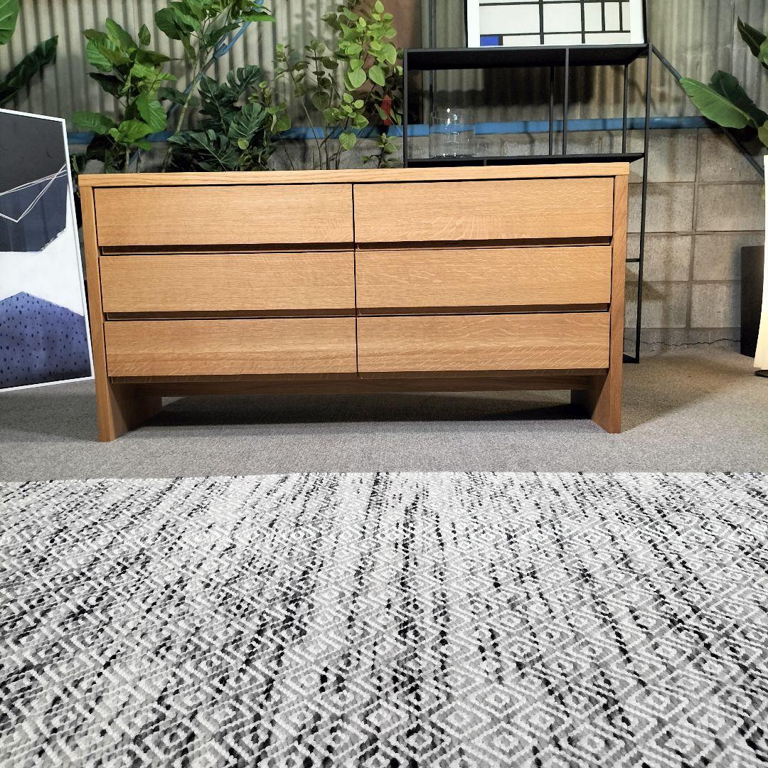 も*ふ様 MASTERWAL 収納チェスト◆ナチュラルウッド◆引き出し◆展示品(