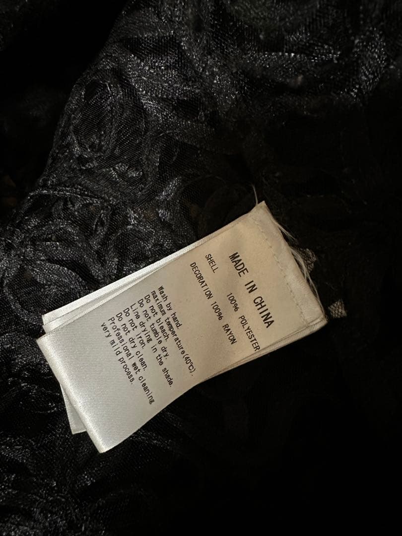 トップス 2024SSGANNI RIBBONTULLERAGLAN SHIRT