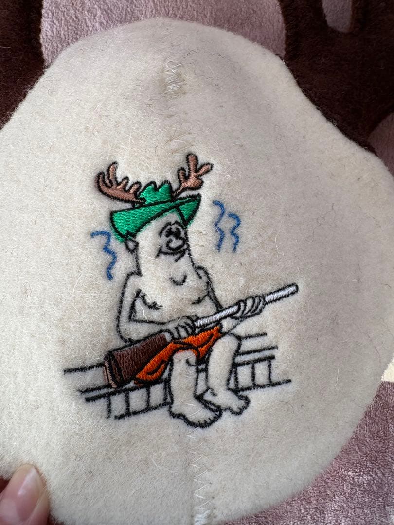 【新品】サウナハット　フィンランドお土産　羊毛サウナハット　高級