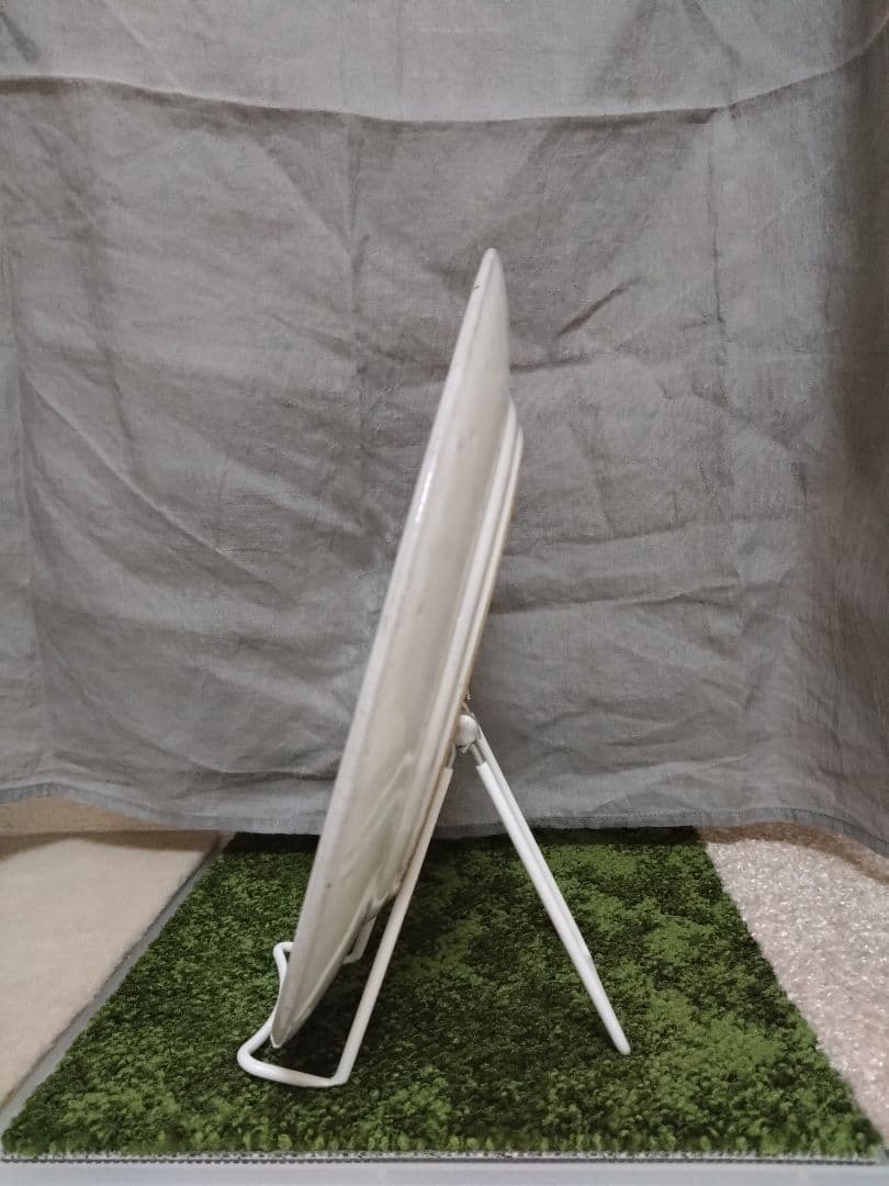 郡司庸久　郡司製陶所　リム皿　27cm　白　益子焼　作家もの