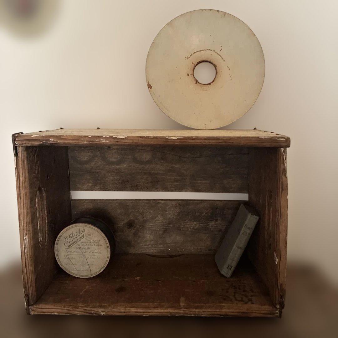 イギリスアンティーク　wood box