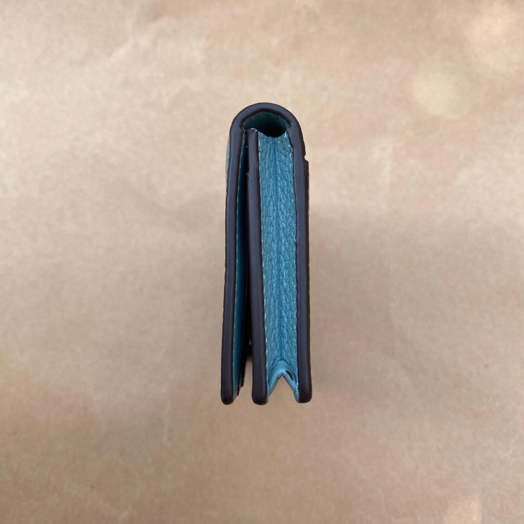 カードケース　定期入れ　名刺入れ　アクア