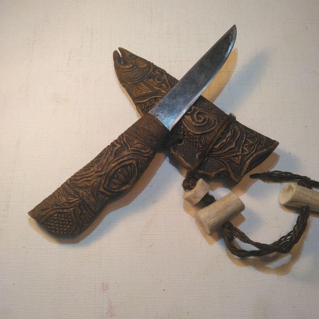 アイヌマキリ　工芸品　北海道