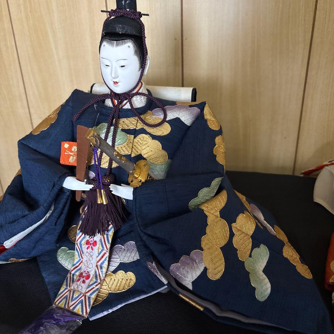 伝統的 雛人形 木箱入