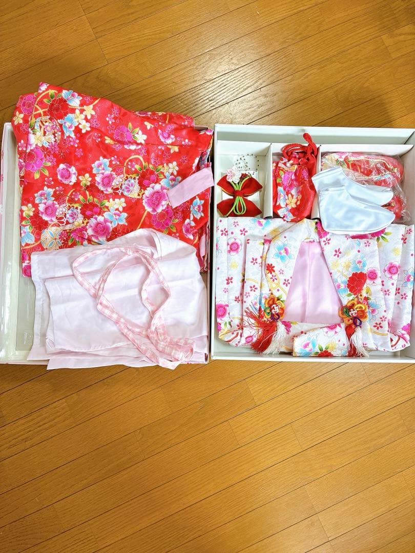 3歳女の子☆七五三お着物セット(着画あり)