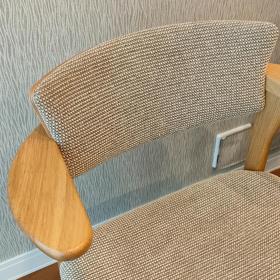 美品　INOUE Associates　アームチェア　中座椅子　2脚セット