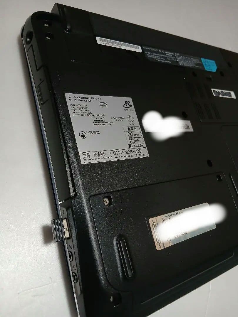 LIFEBOOK AH77/D FMVA77DL ノートパソコン本体
