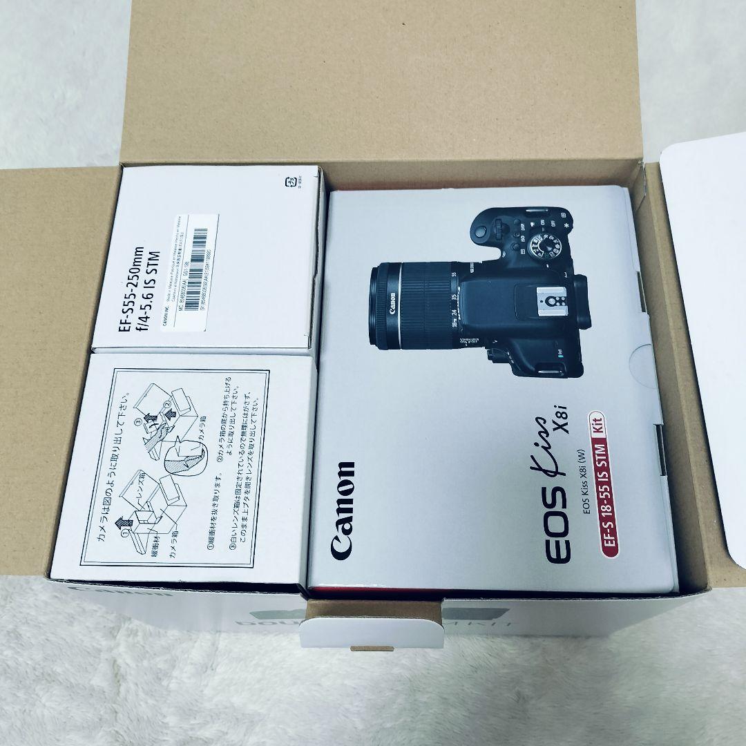 【完品☆動作確認済】Canon EOS Kiss X8i　ダブルズームキット