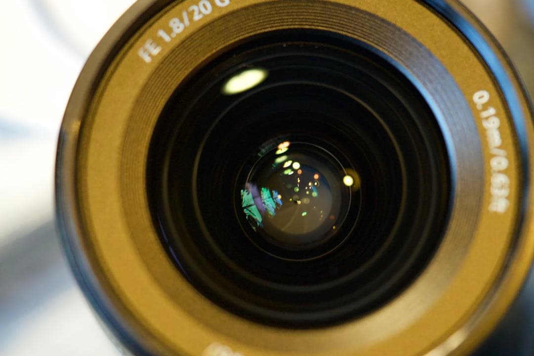 SONY FE 20mm F1.8 G レンズ