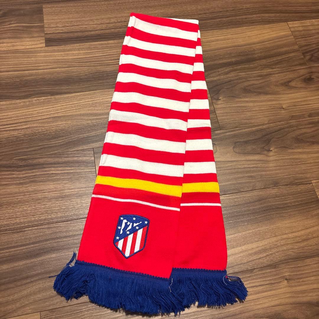 【美品】海外　サッカー　マフラー　タオル　バルセロナ　マドリード　グッズ
