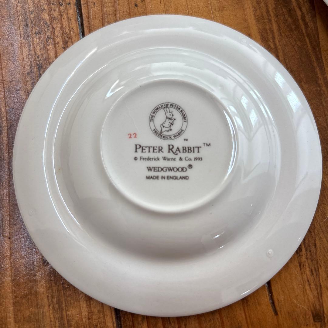 (ウェッジウッド) ミニチュアティーセット ピーターラビット