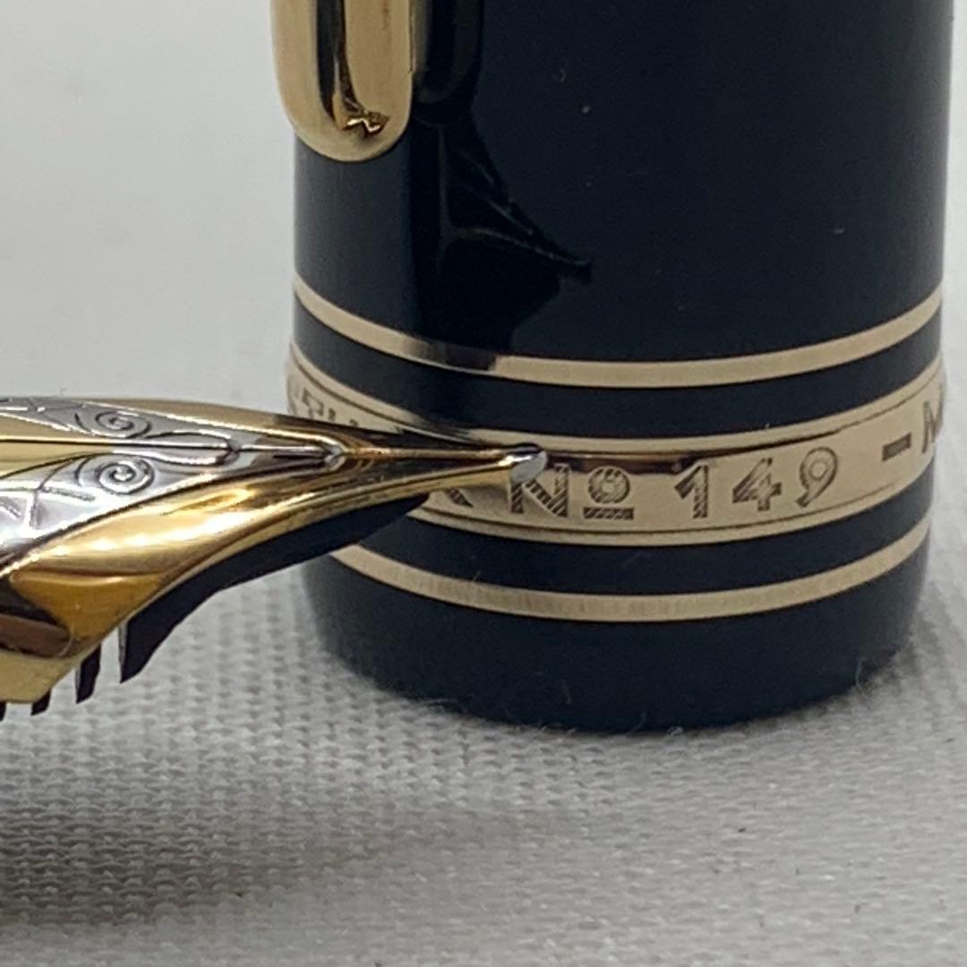良品　モンブラン 149 3帯18K F マイスターシュテュック　ヘミングウェイ