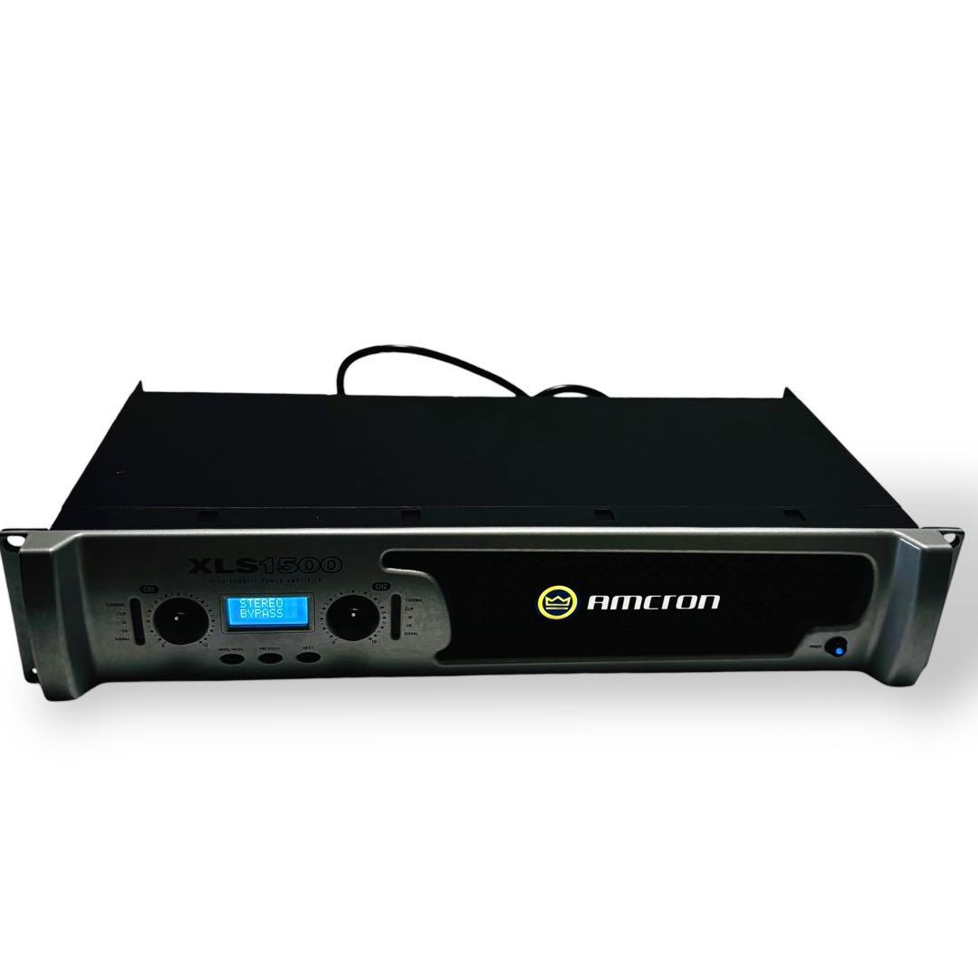 【希少/動作品】AMCRON XLS1500 パワーアンプ アムクロン 音響機材